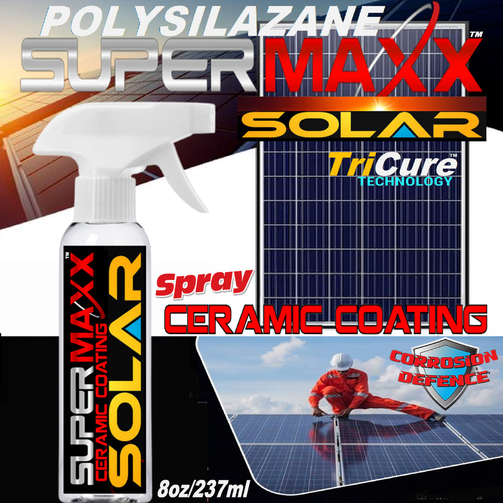 SOLAR PANEL KIT CERAMIC CLEAR COAT ADVANCED PROTECTION SPRAY SELF – CLEANING