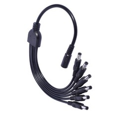 1 to 6 Solar Charging Cable 5.5×2.1mm 5.5×2.5mm for Efficient Power Supply