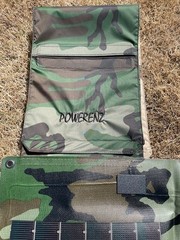Powerenz 75W Foldable Solar Panel– Woodland Camo– Lightweight Military-Grade OEM