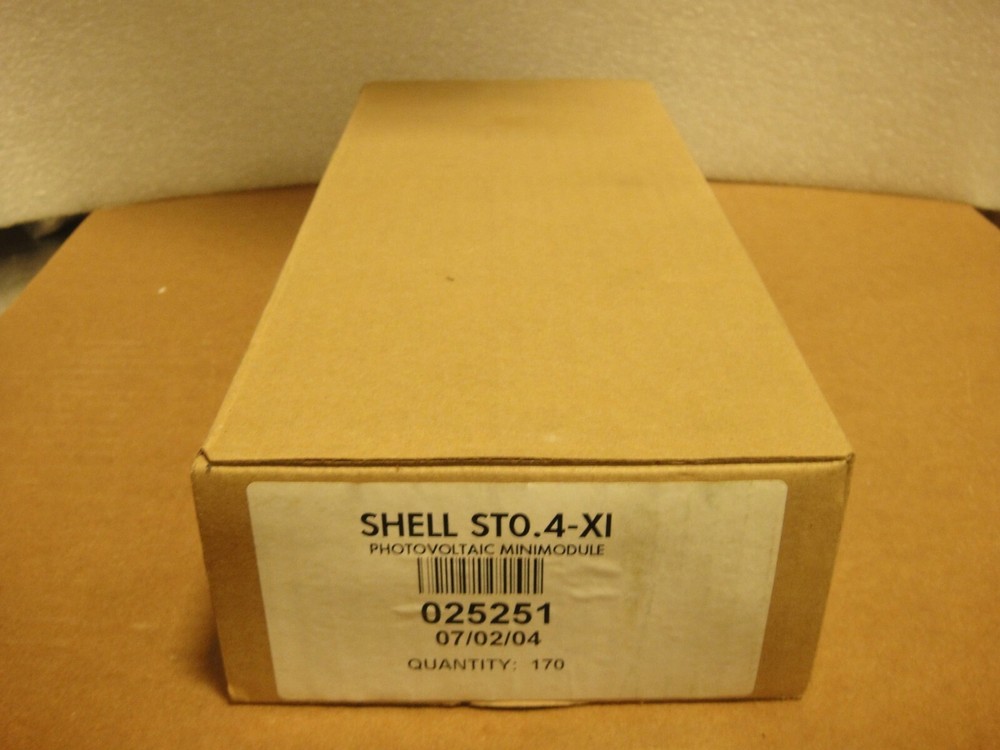 Quantity 170 pcs SHELL ST0.4-XI Photovoltaic minimodule Cell, 2.38″ x 2.38″