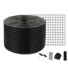8in x 100ft Solar Panel Bird Guard with PVC Coating & 70pcs Fasteners