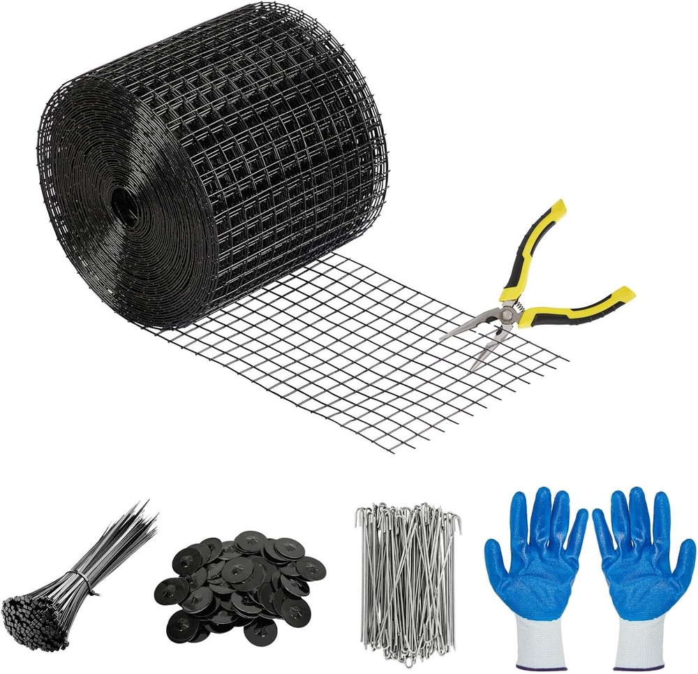 50/100/120Ft Solar Panel Critter Guard PVC Coated Steel Weatherproof Animalproof