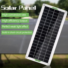 30W Polycrystal Solar Panel Flexible Solar Panel For Camping Car Traveling U5H6