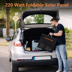 20V Solar Panel Portable 220W 40 for ECOFLOW Delta 2 / DELTA 3 Plus Powerstation