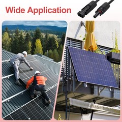 Solar Panel Connector Y Branch 3 to 1 Parallel Solar Panel Splitter 3 Way 1 Set