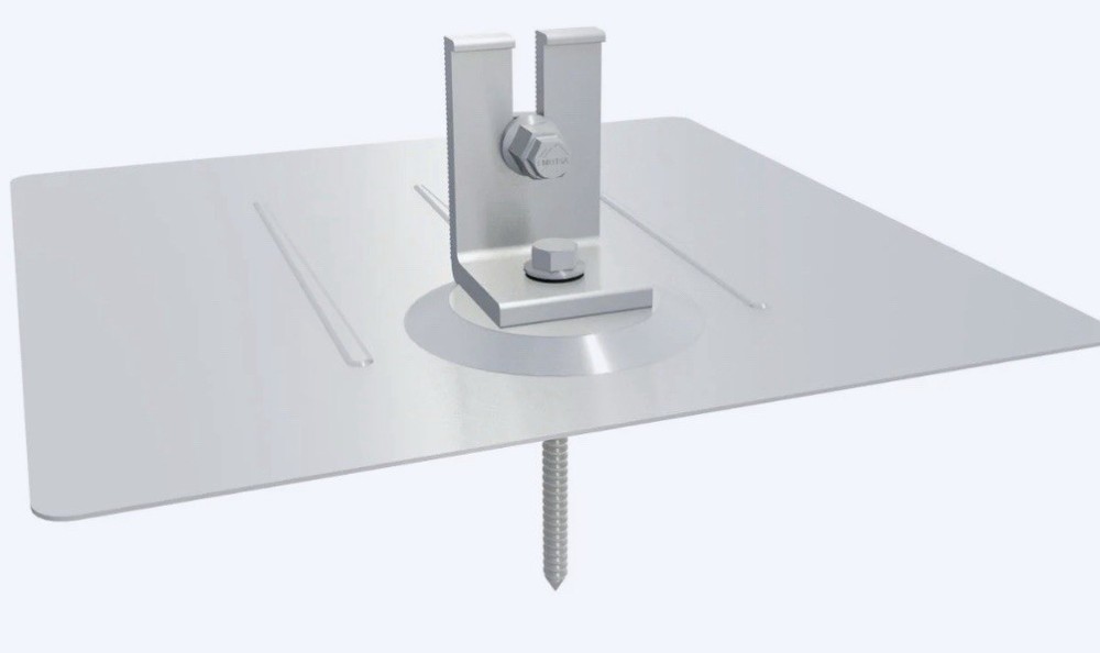 IronRidge FM-FF1-002 Flashing, Rev B, Shingle Footing Kit, Box of 6
