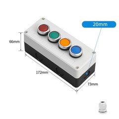 Efficient 22mm Inching Push Button Switch Control Box for Easy Operation