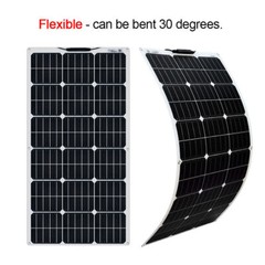 150w Rigid Monocrystalline Solar Panel Kit for Home/RV/Boat/Battery USA SALE