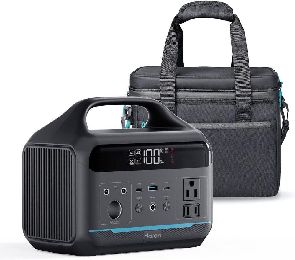 Portable Power Station 192Wh(60,000Mah) with Bag, 300W (600W Surge)Power Bank Li