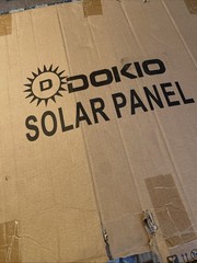 Dokio 12V Portable Solar Panel Kit for Phone Power Station Camping RV Boat 80W