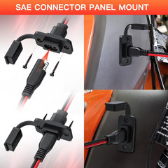 Rectangular Connector Power Socket Sidewall Port, Weatherproof Quick Connector S