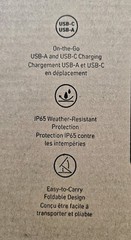 ANKER SOLIX PS30 Portable Solar Panel (30W) Charger 2-Ports USB-C & USB-A NEW