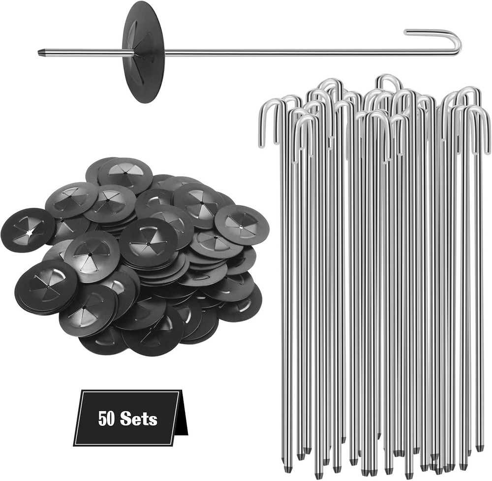 Solar Panel Bird Guard Fastener, 50 Sets Critter Guard Clips for Attaching Wi…