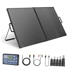 100W 12V Portable Solar Panels Suitcase with Waterproof 10A Charge 100W Pro