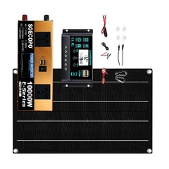 10000W Inverter 800WSolar Panel Solar Power Generator 100A Home 110V Grid SystM5