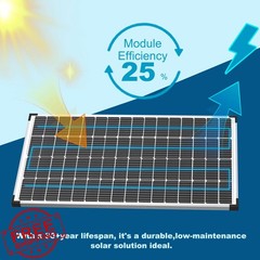 ACOPOWER Solar Panel 175W 12 Volt Monocrystalline