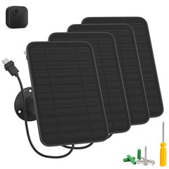 5W Solar Panel for Blink Camera Outdoor, Solar Panel Charger Compatible with …