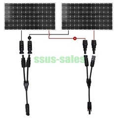 Solar MC-4 Photovoltaic Connector Y-Type Splitter Adapter with Waterproof NEW