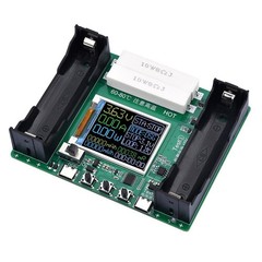 Lithium Battery Tester with LCD Display for Voltage and Current Monitoring