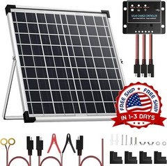 Kit Generator De Panel Solares De 20W Inversor Con Controlador Para Automóvil US