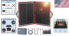 Versatile 100W Foldable Solar Panel with USB – Perfect for RVs and Emergencies