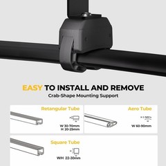 Versatile Solar Panel Brackets for Vehicles-~