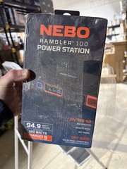 NEBO RAMBLER 100 PORTABLE POWER STATION, 94.4WH, 5-WAY OUTPUT, 100W AC A/B