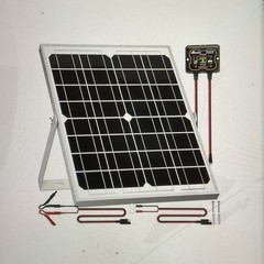 Marine Automotive RV Solar Panel Kit 20W 12V + MPPT Controller Battery charger