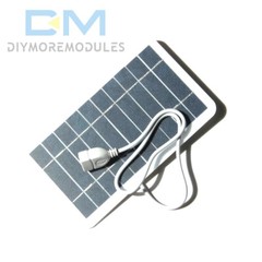 5V 2W Solar Panel Output USB Outdoor Portable Solar System Mobile Phone Charger