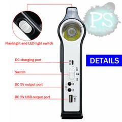 Portable Solar Panel Generator 220V Power Station Storage System USB Charger LED