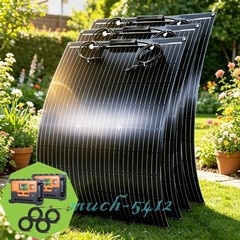 400W 12V 18V Solar Panel Flexible 260° Bendable Mono Portable Solar Charger RV