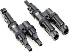 MMF+FFM for Parallel Connection Between Solar Panels, 1 Pair Y Branch Connectors