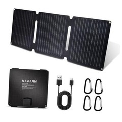 30W Portable Solar Panel,Foldable Solar Panels Charger for Camping Hiking