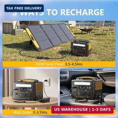 VTOMAN Jump 600X Portable Power Station 600W, 299Wh LiFePO4 Battery | 1200W Surg