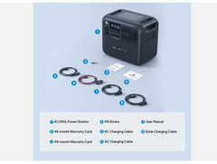 BLUETTI AC200L 2400W 2048Wh Portable Power Station Solar Generator for Road Trip