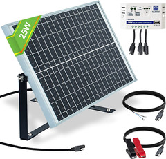 Cargador De Goteo 12V Paneles Solares Impermeable 25W Coche Mantenedor Bateria
