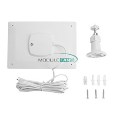 8W 5V Microcrystal Solar Panel with Mounting Brackets Security Camera Water Pump
