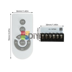 DC 3-24V LED Automatic Solar Light Drive Control Board Dusk to Dawn Sensor