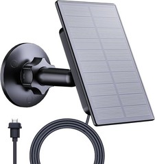 “2W Solar for Security Camera, Solar Panel Charger Compatible with Blink Outdo..