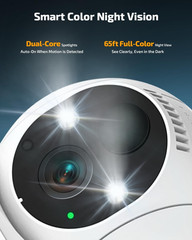 《100% Solar Powered & 2-Way Audio》Outdoor Wireless PTZ Camera System, 4MP Solar
