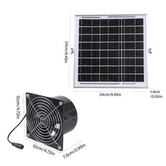 4.7×4.7 Foot Solar Distribution Fan With 3.9 Foot Channel For Window Venting