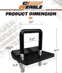 Hitch Tightener Anti Rattle Stabilizer for Trailer