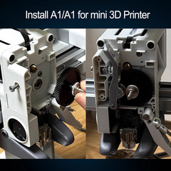 Steel Extruder Gear with DLC Finish for Bambulab A1 A1 For mini Printer