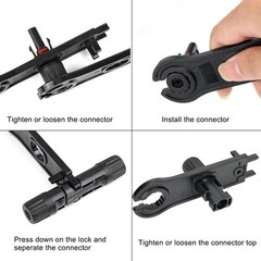 12PCS Solar Panel Connectors MC4 Male Female Waterproof 1000V 30A