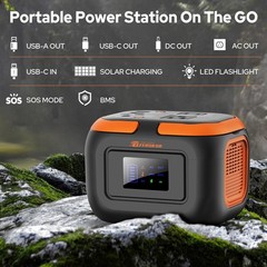 Portable Power Station 120W, 97.6Wh Battery Pack with AC Outlet & USB-C for Camp