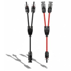Solar Y Branch Connectors Parallel Panel Adapter Cable 30A DC 1000V PPO