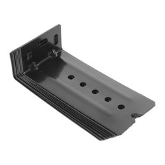 8Pcs Reusable Keyboard Slide Mounting Brackets Alloy Black for Drawer Support