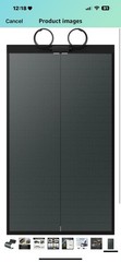 BougeRV Yuma 100W Compact Flexible Solar Panel with Tape for Easy Installation