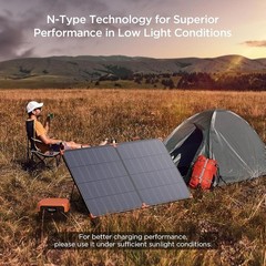 High Efficiency 25% N-Type 16BB Solar Panel IP68 Waterproof Portable Charger New