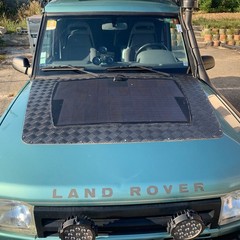 Good Lensun 100W 12V Bonnet Flexible Solar Panel for Land Rover Discovery